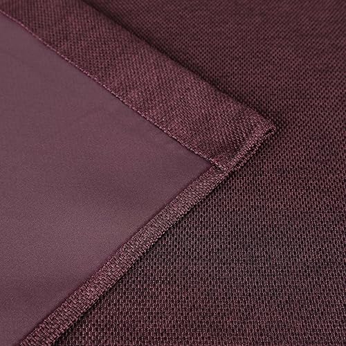 Miniatura 7 de Superior Cortinas opacas, aisladas, cortinas con bloqueo solar para dormitorio, sólidas, texturizadas, ventana de sala de estar, tejido térmico,