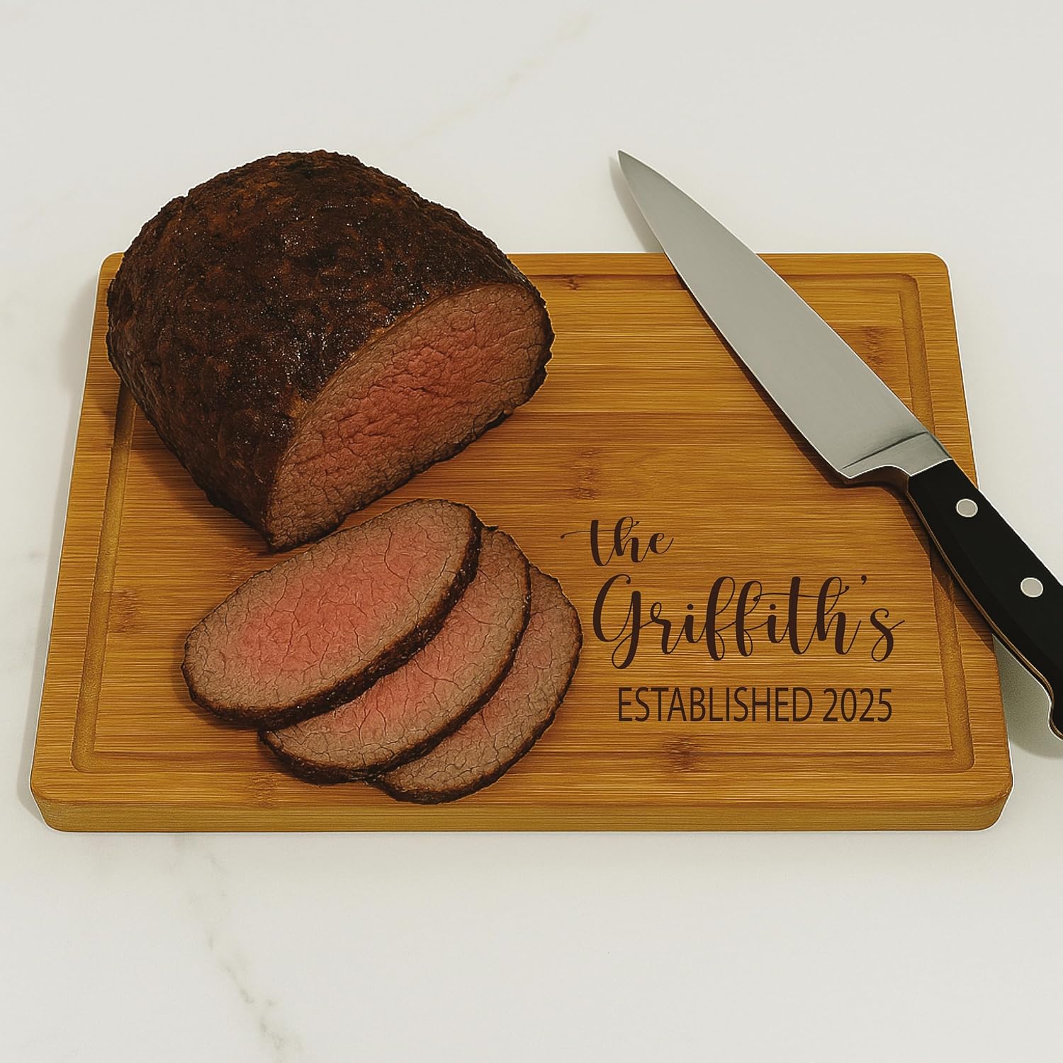 Personalized Cutting Board, Custom Bboo Engraved Charcuterie Boards -