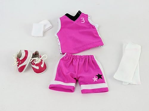 Miniatura 2 de Púrpura Baloncesto uniform-fits 14" Wellie Wisher muñecas | 14 inch muñeca ropa