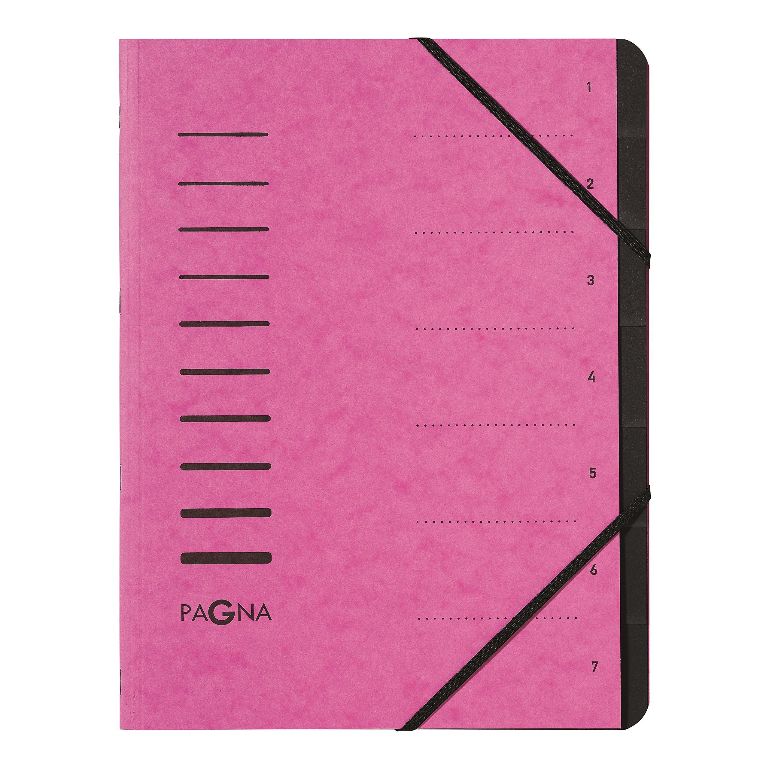 Pagna 40058-34 Folder 7 Compartments Dark Pink