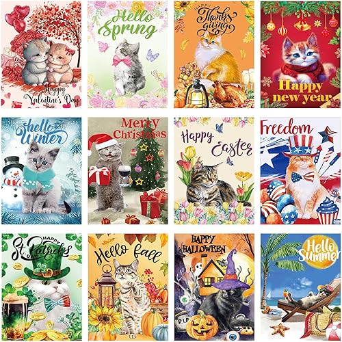 Miniatura 1 de 12 piezas de arte de diamantes para Halloween, Navidad, bricolaje, kit de pintura de diamantes 5D para adultos, pinturas de diamantes para niños,