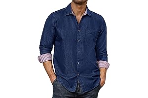 Men's Long Sleeve Denim Shirts: Durable, Comfortable, and Stylish