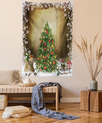 Miniatura 22 de Ambesonne Tapiz indie, estilo moderno de Memphis de los años ochenta, geométrico, abstracto, colorido, diseño de puntos, funky, para colgar en la