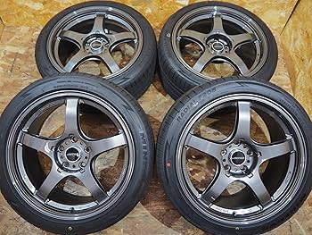 メーカー不明 18インチ9.5j 2本ドリケツ タイヤ付いてます