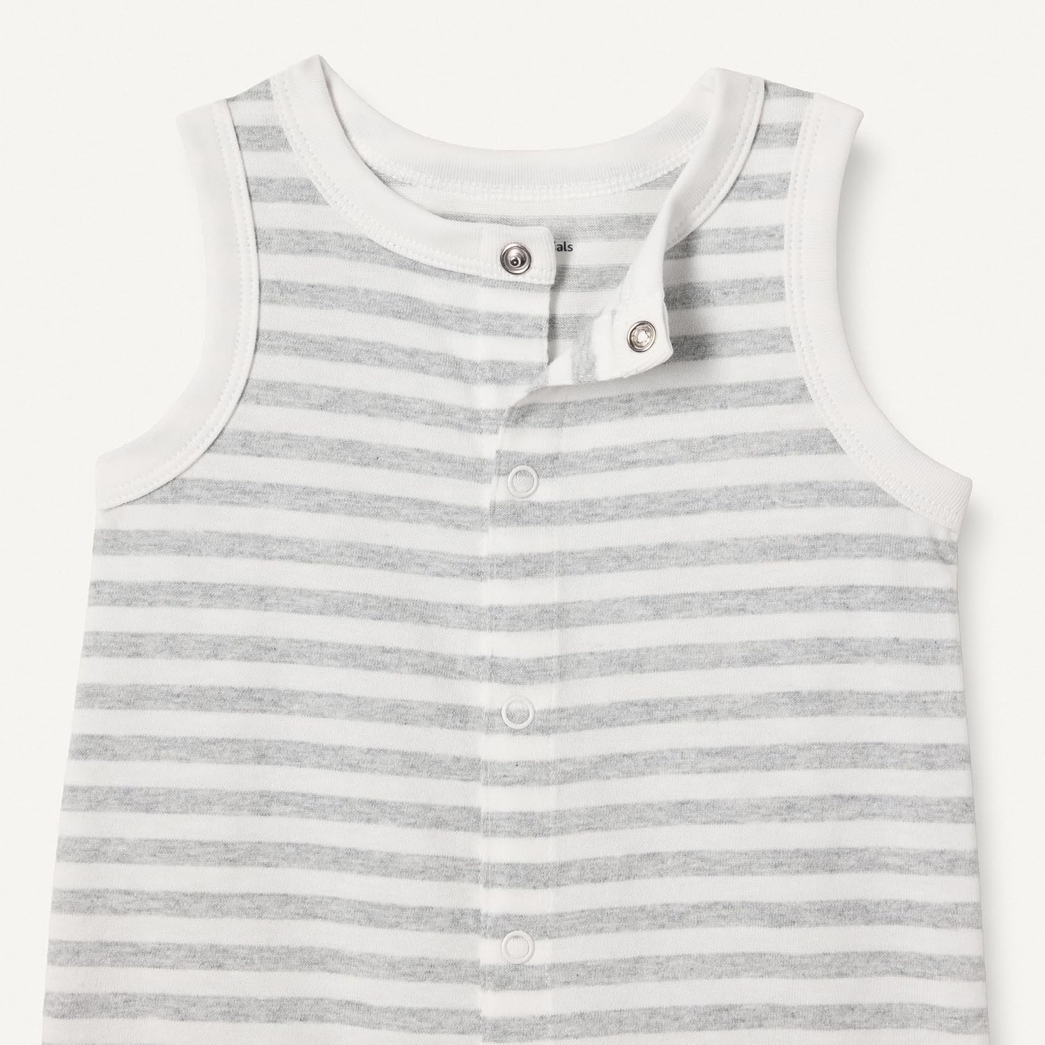 Amazon Essentials Unisex Toddlers' Cotton Jersey Sleeveless and Short-Sleeve Romper Set image 3