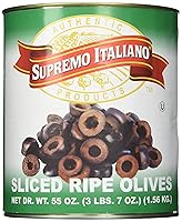Vista 1 de Supremo Italiano Aceitunas negras Slice, 55 onzas