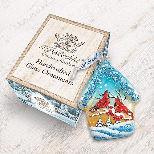 Miniatura 4 de G.DeBrekht - Adorno de cristal de la casa cardenal, decoración de vida silvestre, 739421