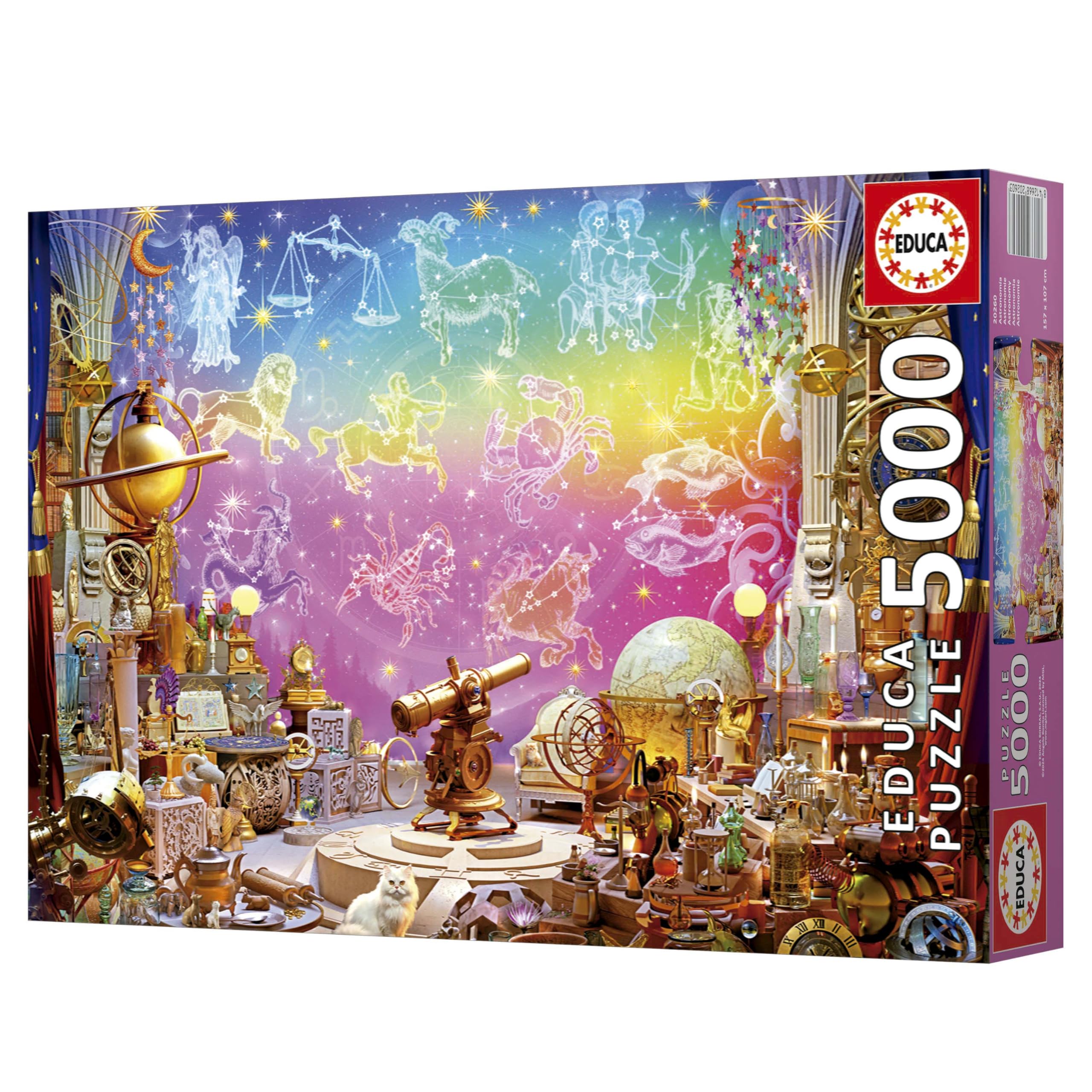 Educa - Puzzle da 5000 pezzi per adulti | Astrologia. Include il servizio ricambi smarriti. Dimensioni: 157 x 107 centimetri. Dai 14 anni (20260)