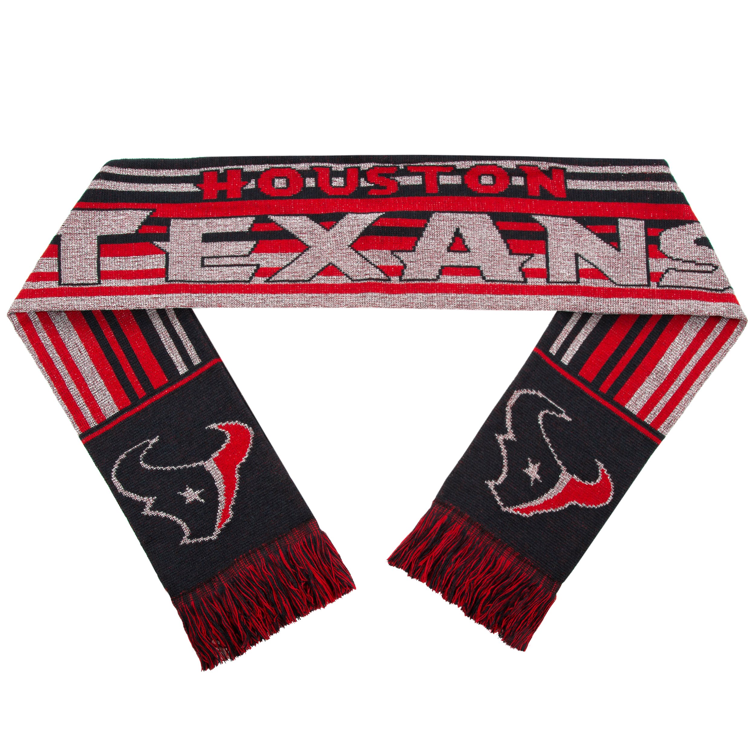 FOCO Houston Texans 2016 Glitter Stripe Scarf