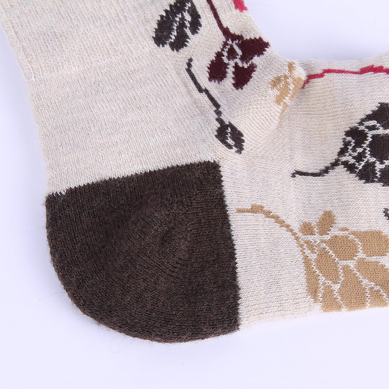 EnerWear 4/6 Pack Unisex Merino Wool Outdoor Hiking Trail Crew Sock - Image 7