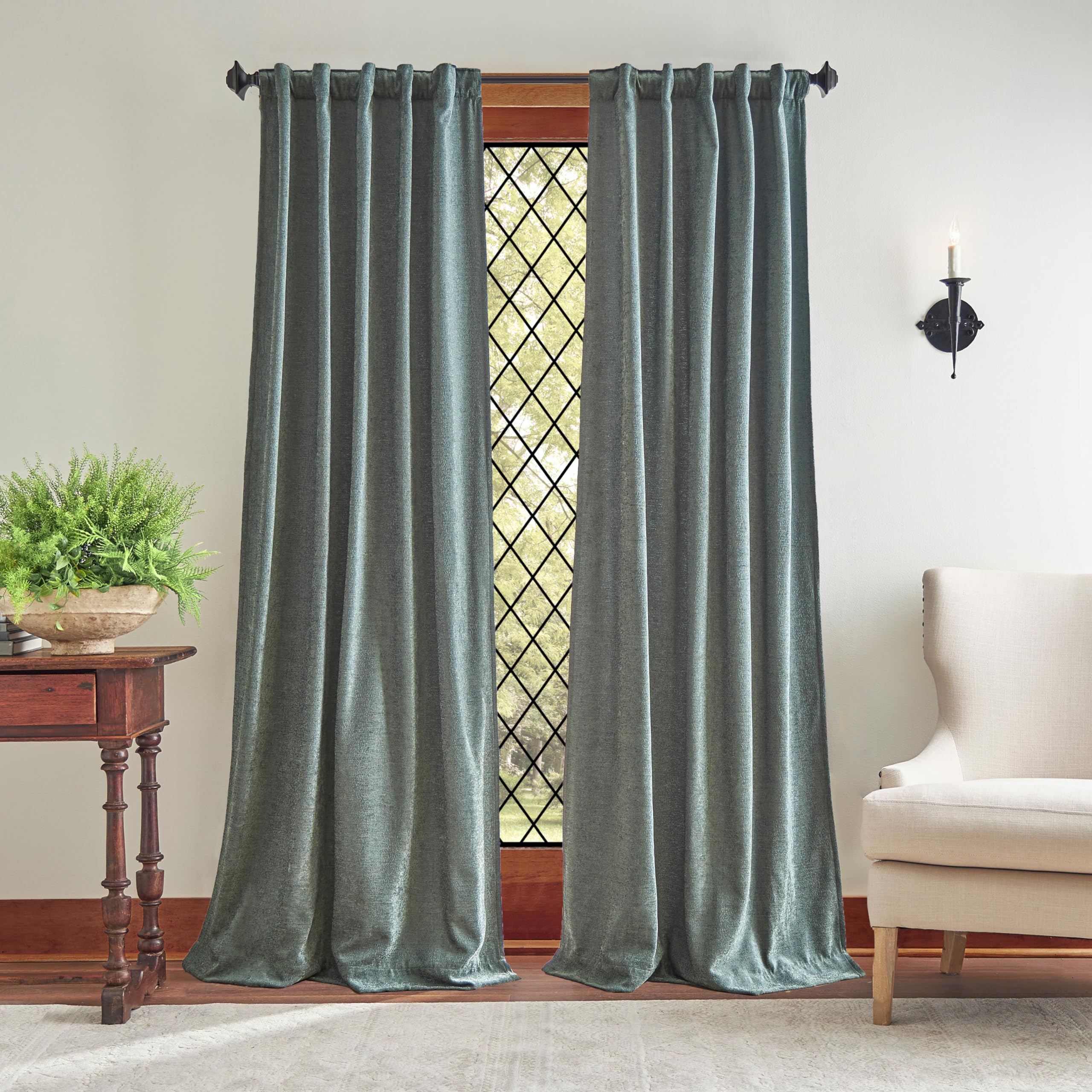 Rideaux chenille Martha Stewart occultants et thermiques