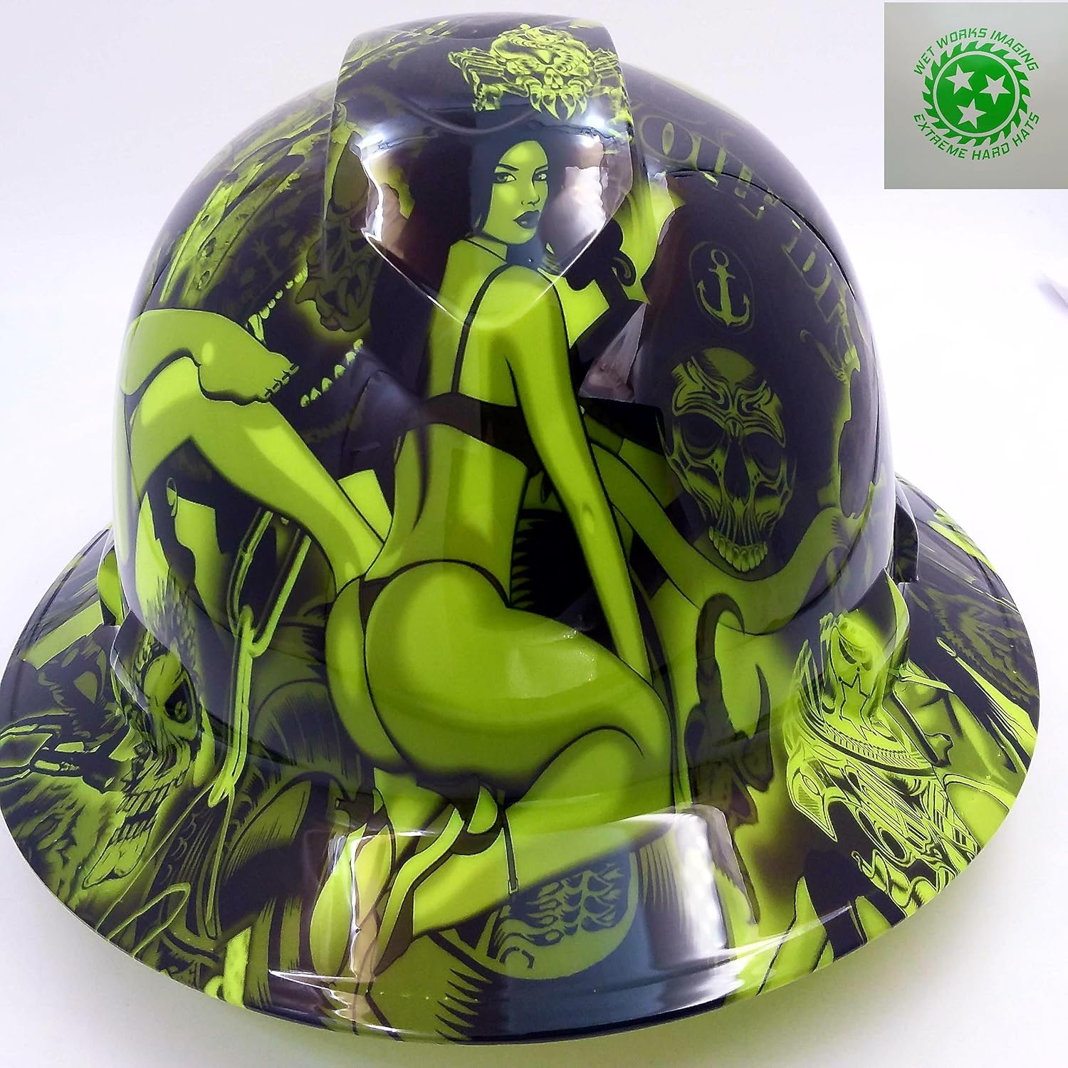 Custom Pyramex Full Brim Hard Hat for Bikers Liberia Ubuy