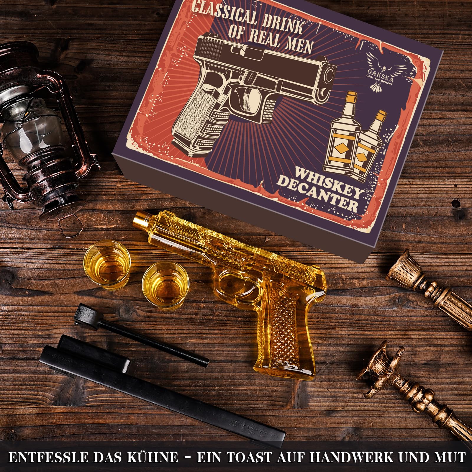 Lustige Penis Weingläser & Whiskey Dekanter Set - Personalisierbar