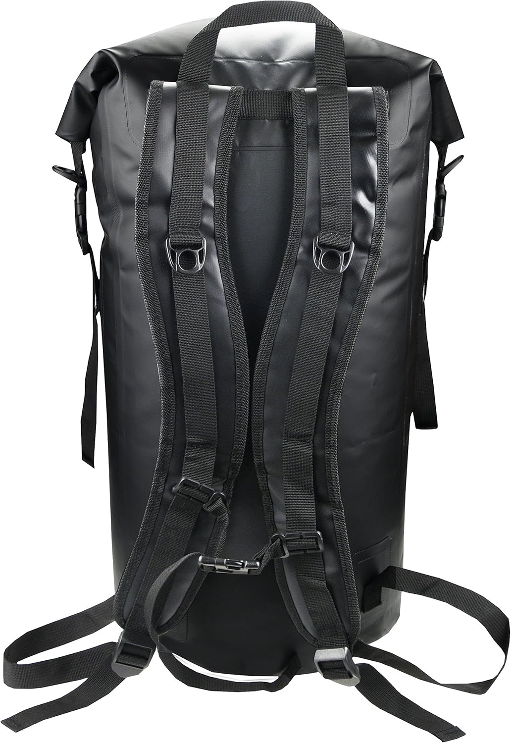 Freegrace Waterproof Dry Bag Set of 3 - Submersible Dry Sack with Double Zip Lock Seals - Includes Waist Pouch & Phone Case - Perfect for Kayaking, Swimming, Boating & Rafting (Window, Black, 35L)