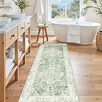 Vista 20 de Madane Alfombra Pasillera Lavable - Alfombras Pasilleras 2x6 para Pasillos de 6 Pies Antideslizante Vintage Alfombra Pasillera de Cocina