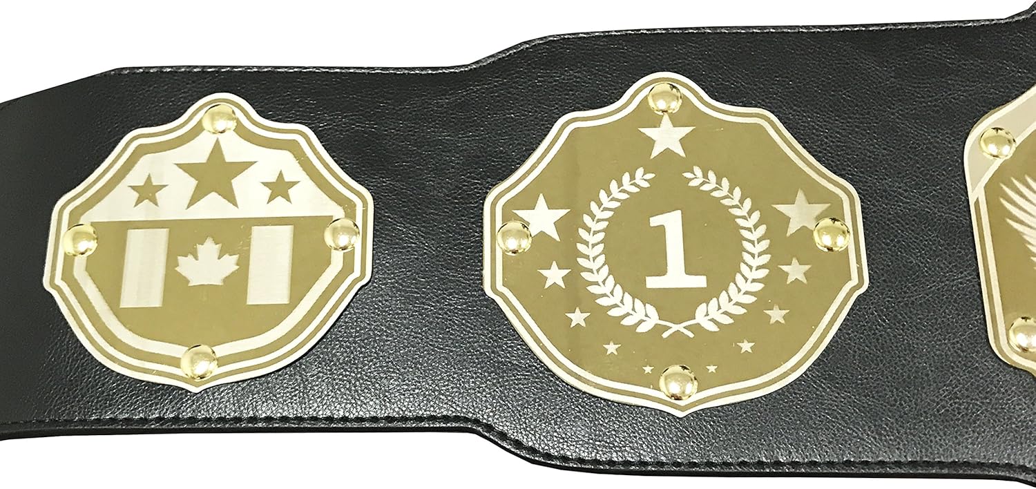 Undisputed Belts Universal Championship Belt - Custom Banners - Custom Banner Text and Colors - 2 Day Production