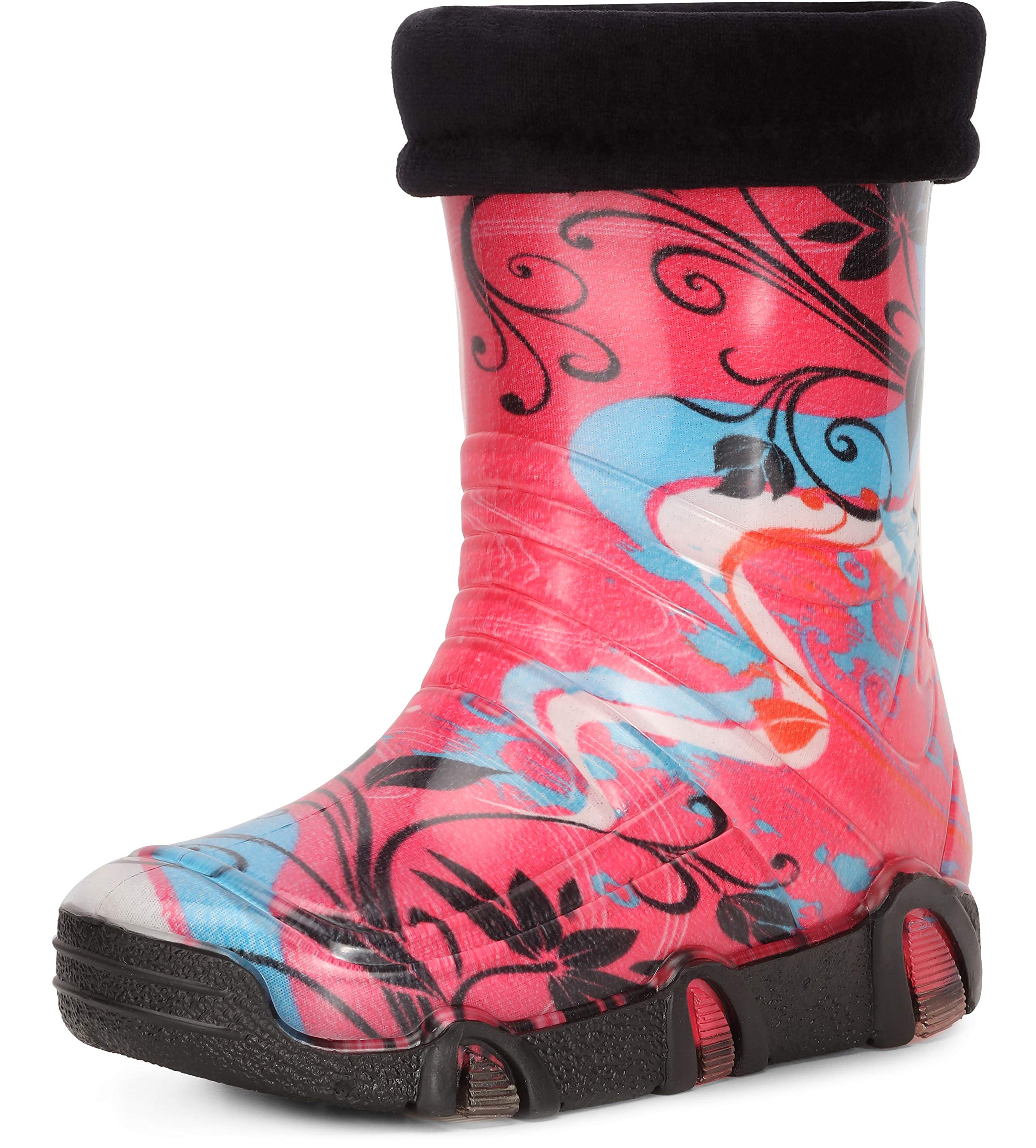 Ladeheid Kinder Gummistiefel gefüttert Swk