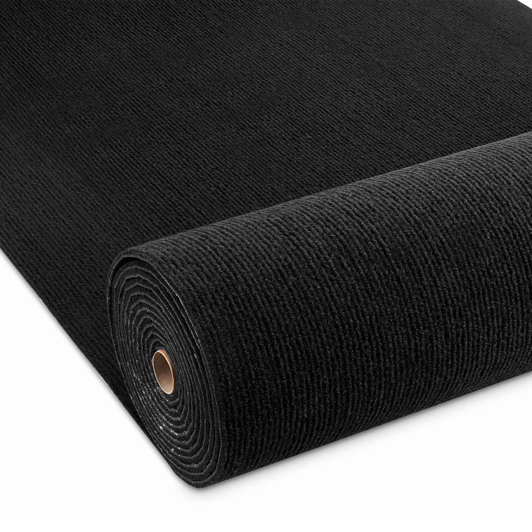 Livelynine Rotolo Moquette Adesiva Pavimento Nero 60CMx400CM Antiscivolo Moquette Pavimento Al Metro Casa Ufficio Commercio Resistente Moquette Pavimento Rotolo Interno Camera da Letto Soggiorno