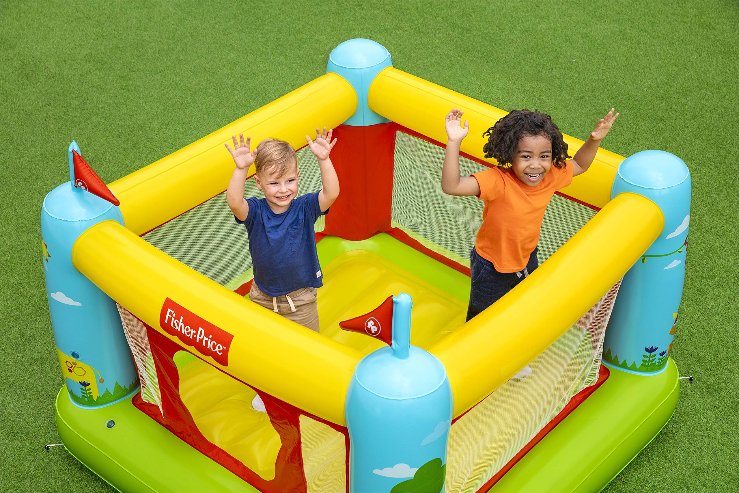 Bestway 93553 Castello gonfiabile Bouncetastic, 3 anni+