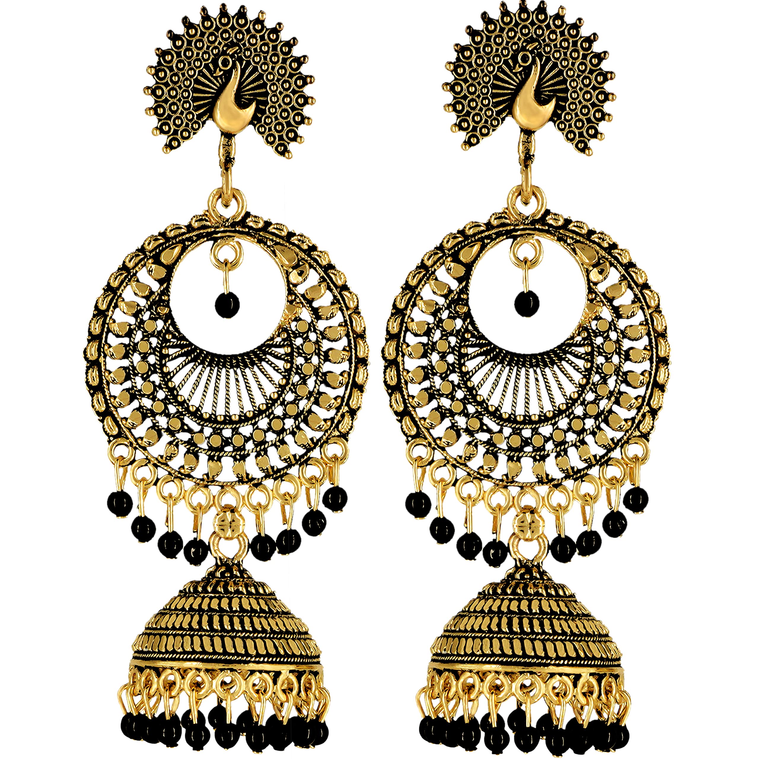 See full amazon price history chart for Fashion Frill Designing Mayur Gold Plated Drop Earrings For Girls Women Stylish Latest Fancy Earrings (Black) Fashion Frill Designing Mayur Gold Plated Drop Earrings For Girls Women Stylish Latest Fancy Earrings (Black) (B0998GWRPP) Amazon Price History, Amazon Price Tracker