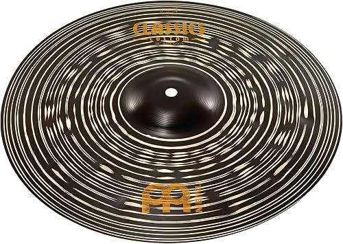 Meinl Cymbals Classics Custom Dark Complete Box Set MADE IN GERMANY | 3-pc 14/16/20-inch, B12 Bronze Cymbals for Drums