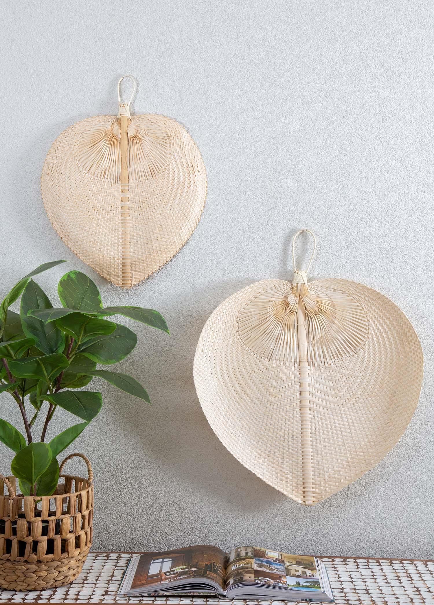The Mia Dekoratif Bambu Duvar Dekoru 29x29x39 cm