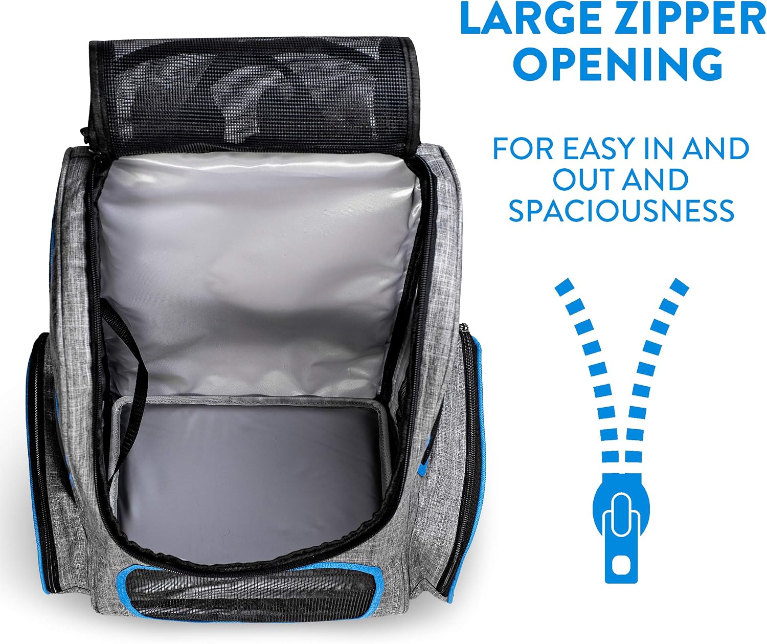 Purrfect Pack Cat Backpack (Basic) Backpack for Cats Small Dogs Puppies Vented Design Front Entry Cushion Back Support for Travel Hiking Outdoor Airline Washable Insert Bubble Backpack Pet Carriers