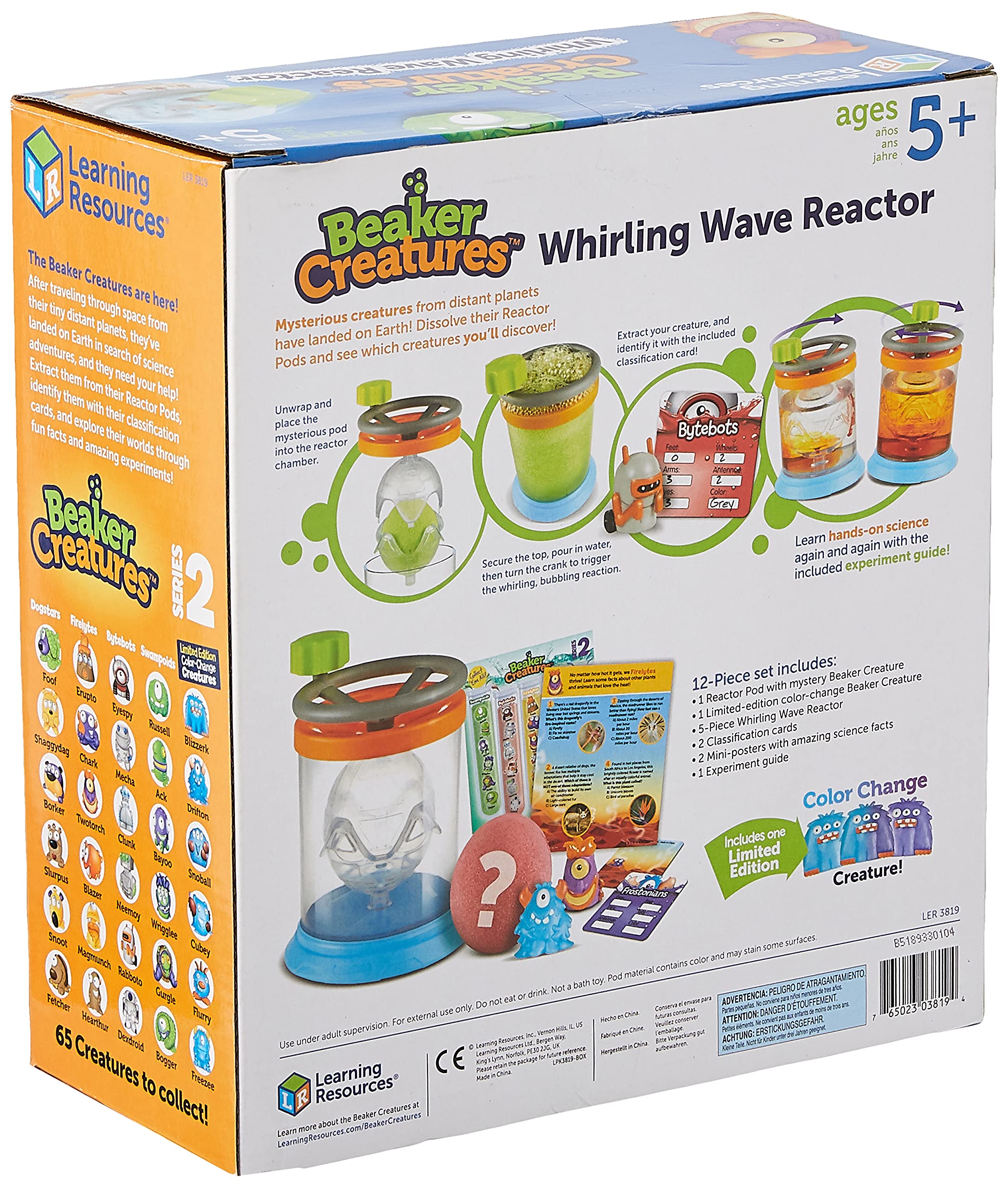 Learning Resources Beaker Creatures Whirling Wave Reactor, Homeschool
