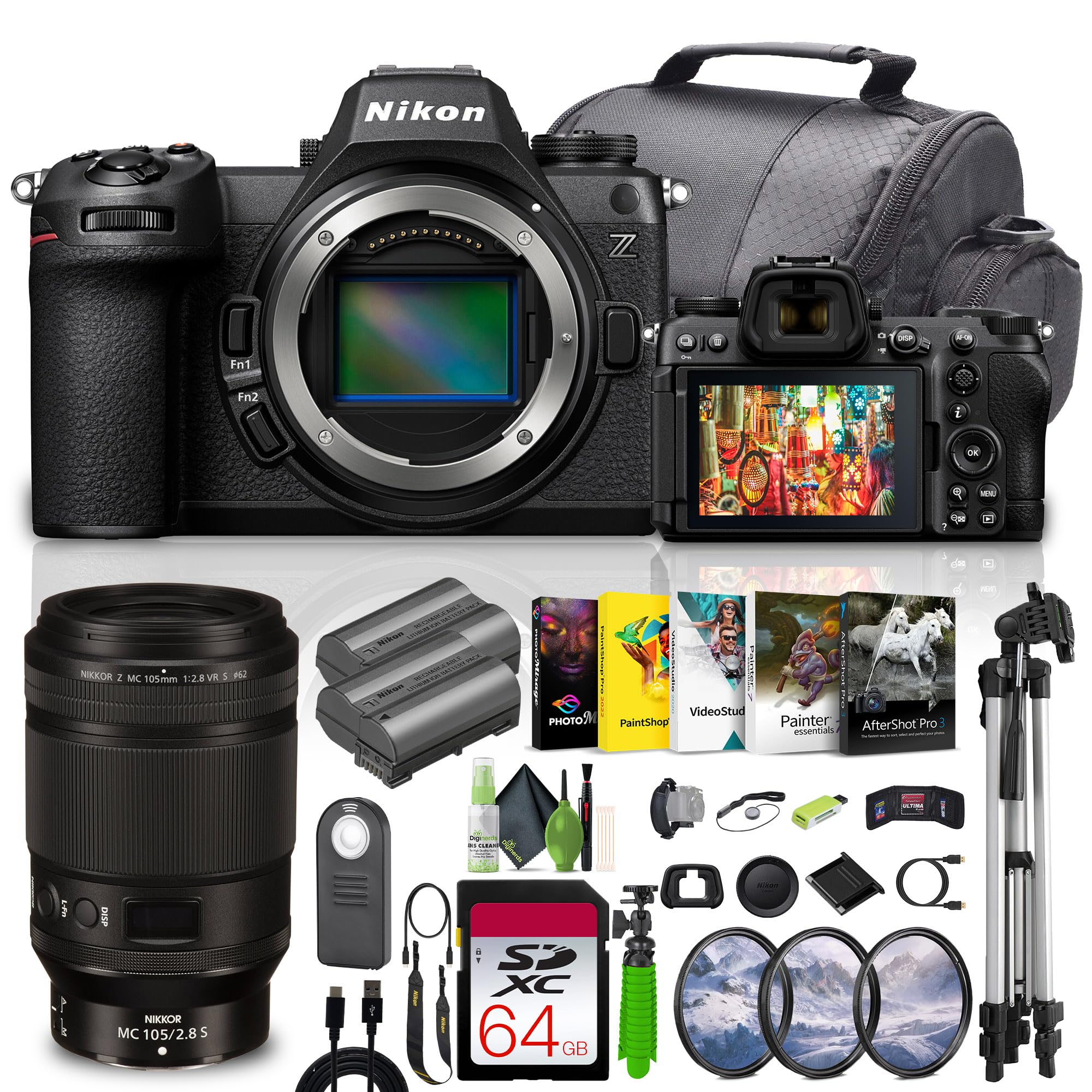 Amazon.com : Nikon Z6III Mirrorless Camera (1890) Bundle Kit with