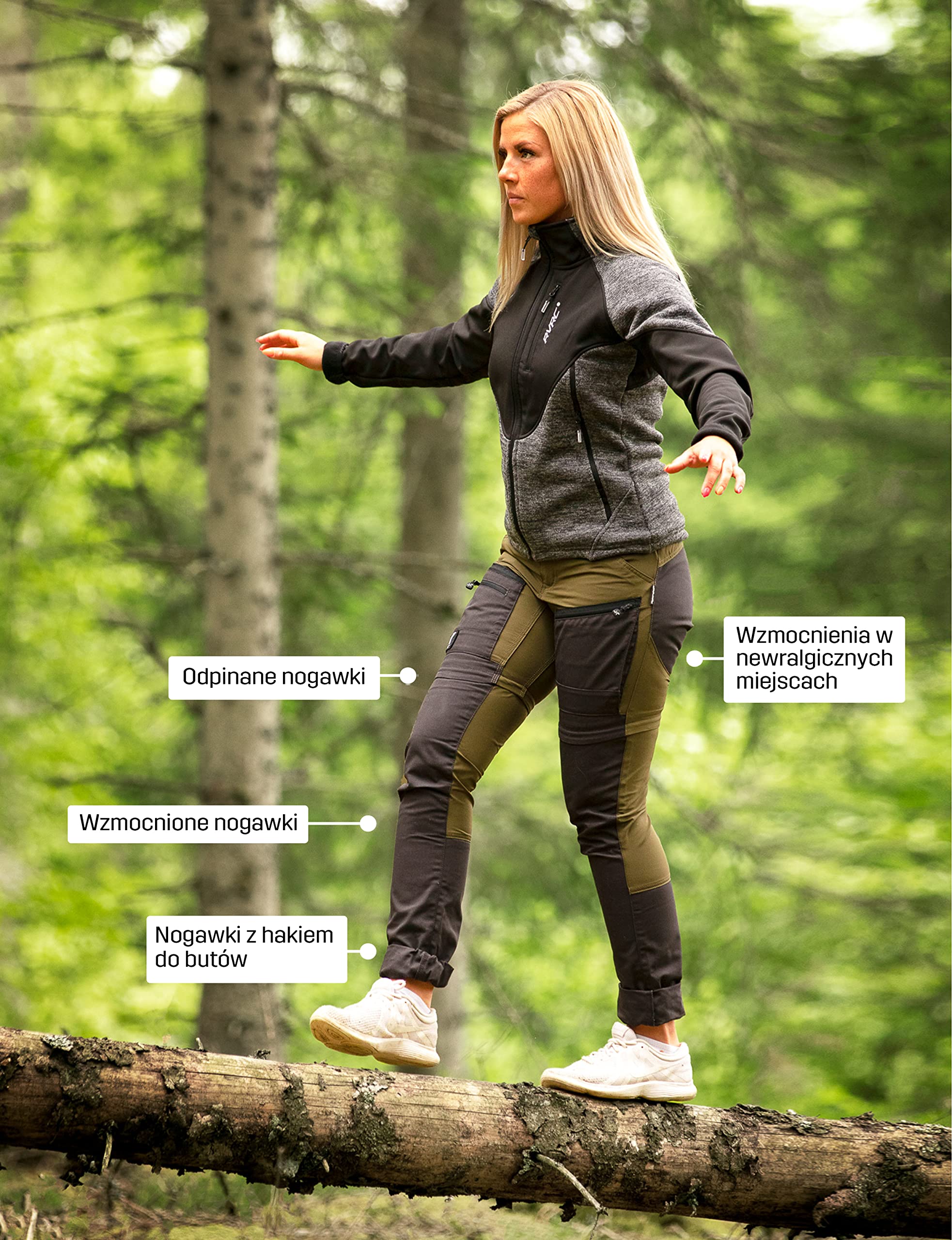 RevolutionRace RVRC GP Pro Zip-Off Pants Damskie, Solidne, oddychające, dające się zamienić w szorty spodnie do wszelkich aktywności na świeżym powietrzu, Dark Olive, XL