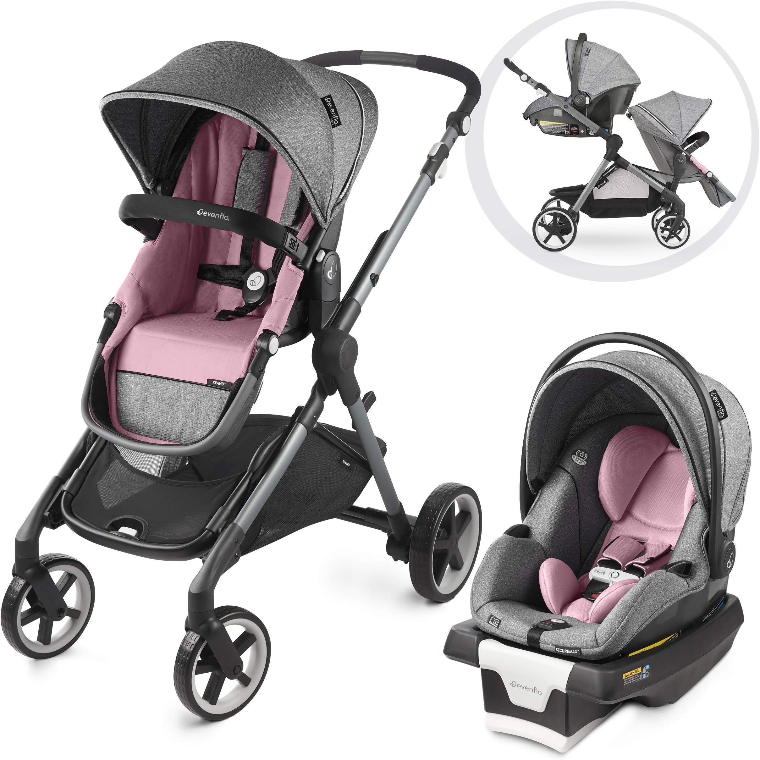 Evenflo Gold Pivot Xpand Travel System Securemax Opal (53112337)