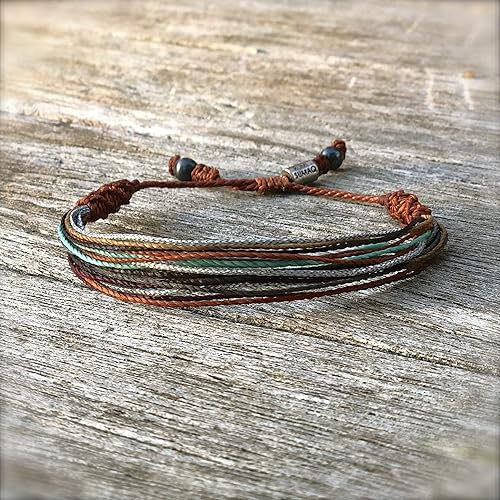 Miniatura 165 de Surfer Bracelets for Men - Handmade Surfer Rope Adjustable Friendship Bracelets - Surf String Bracelet for Couple Women Men Waterproof Beach Jewelry