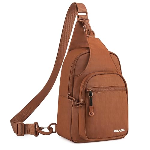 MILADA Anti-Theft Crossbody Bag for Women Men, RFID Blocking Travel