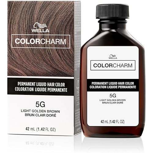 WELLA Color Charm Permanent Liquid Hair Color for Gray Coverage, Light Brown