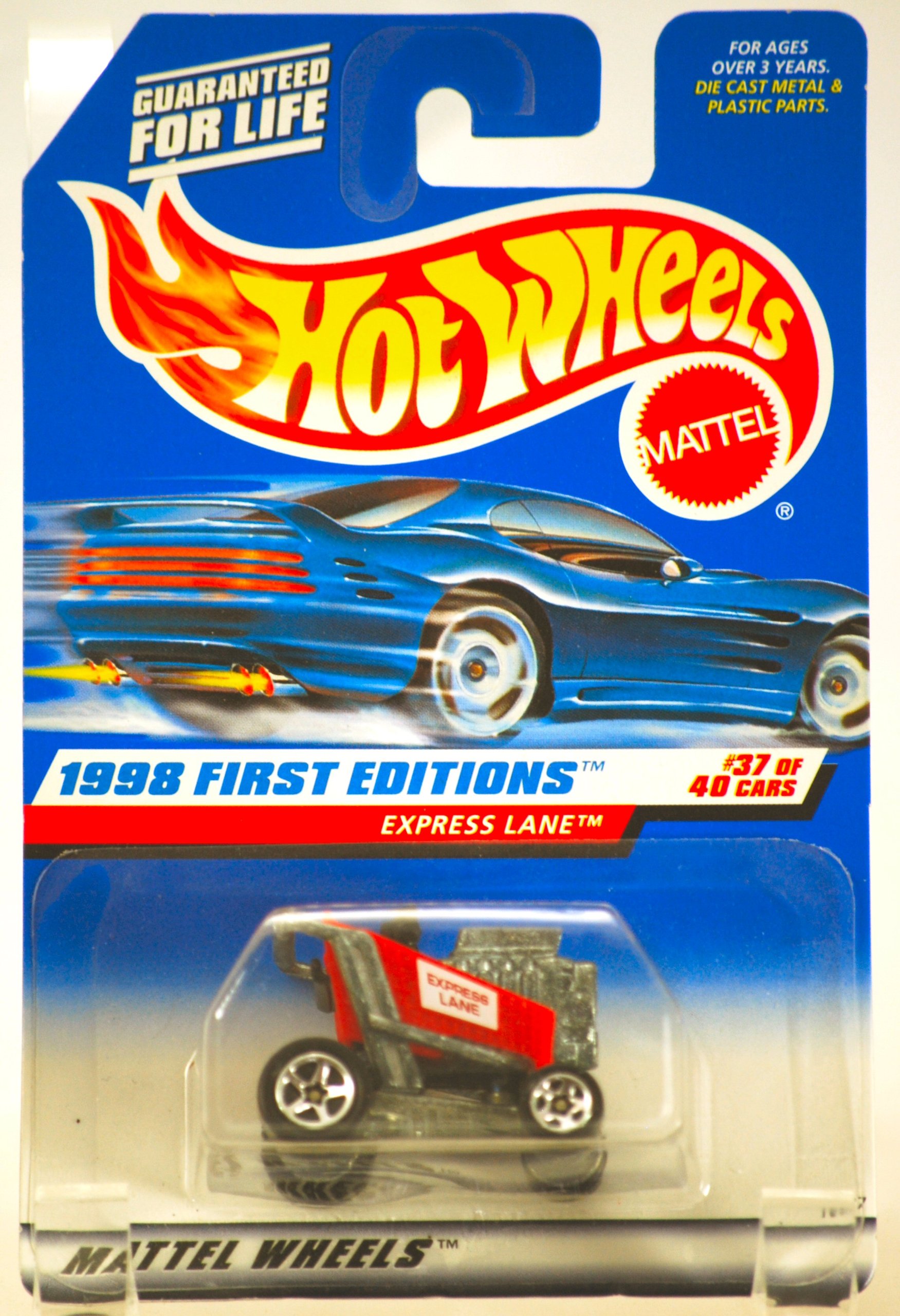 Mattel Hot Wheels 1998 First Editions 1:64 Scale Red Double Vision Die Cast Car #040