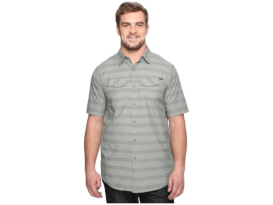 

Columbia Silver Ridgetm Multi Plaid S/S Shirt - Big (Cypress Stripe) Men's Short Sleeve Button Up