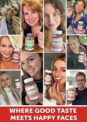 Miniatura 4 de Lunakai Paquete de gomitas CoQ10 de 200 mg + glicinato de magnesio con L-teanina, sabor natural, sin OMG, 60 unidades cada una