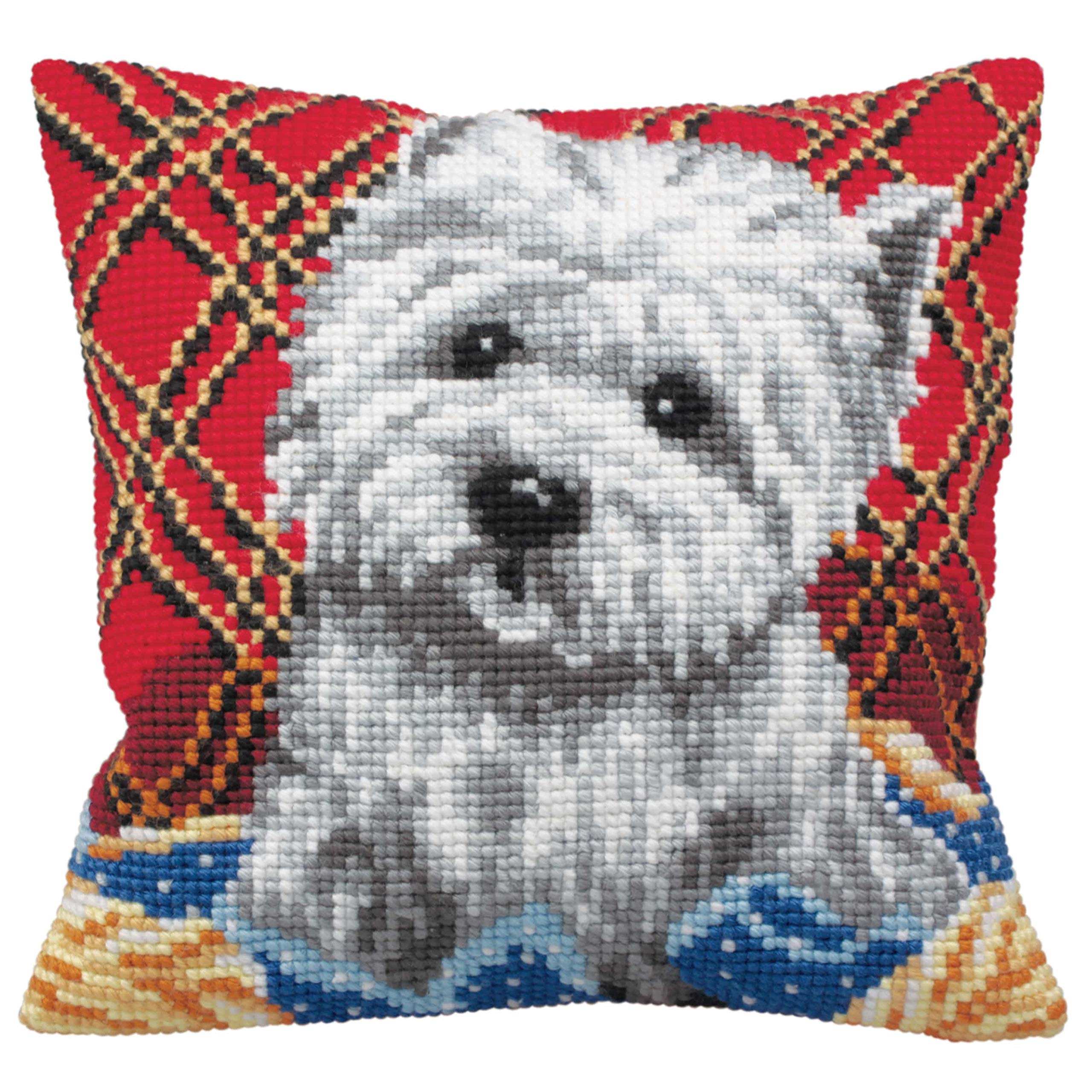 Collection d'Art Cross Stitch Cushion: Autumn