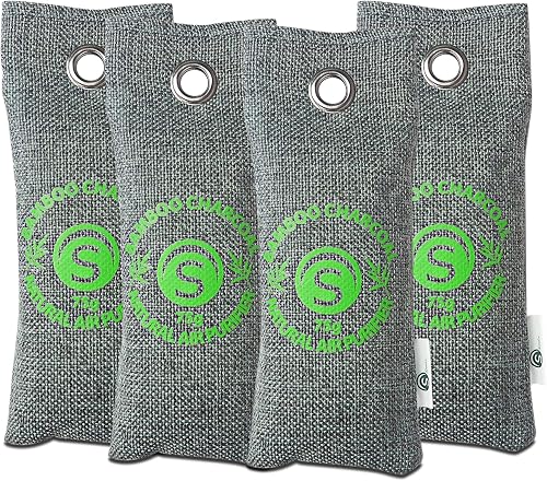 Bolsas antiolor para zapatos de carbón activo (4 × 75 g)