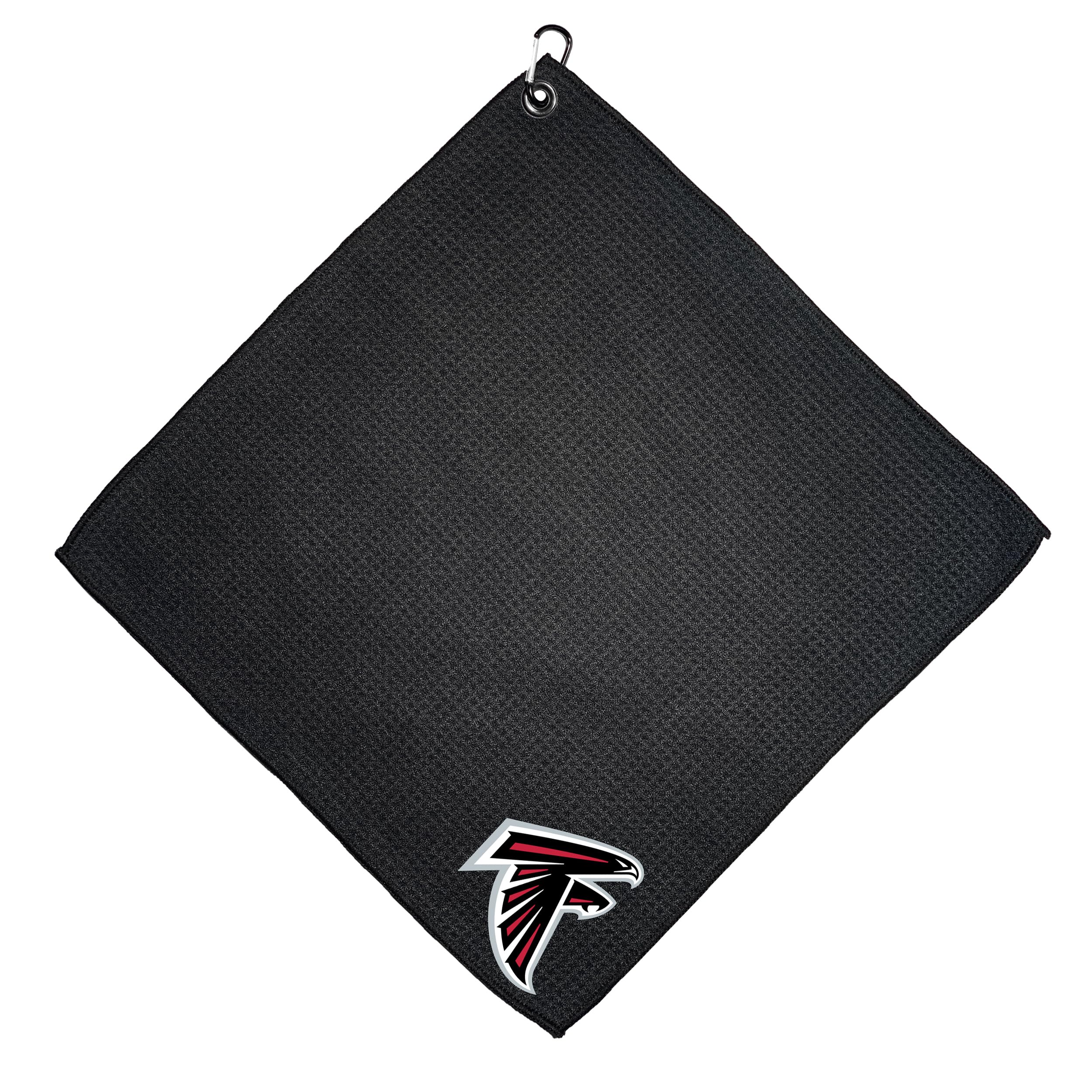 TEAM GOLF NFL Atlanta Falcons 15x15 Golf Towel with Carabiner Clip, Premium Microfiber with Deep Waffle Pockets, Superior Water Absorption and Quick Dry Golf Cleaning Towel — image 1