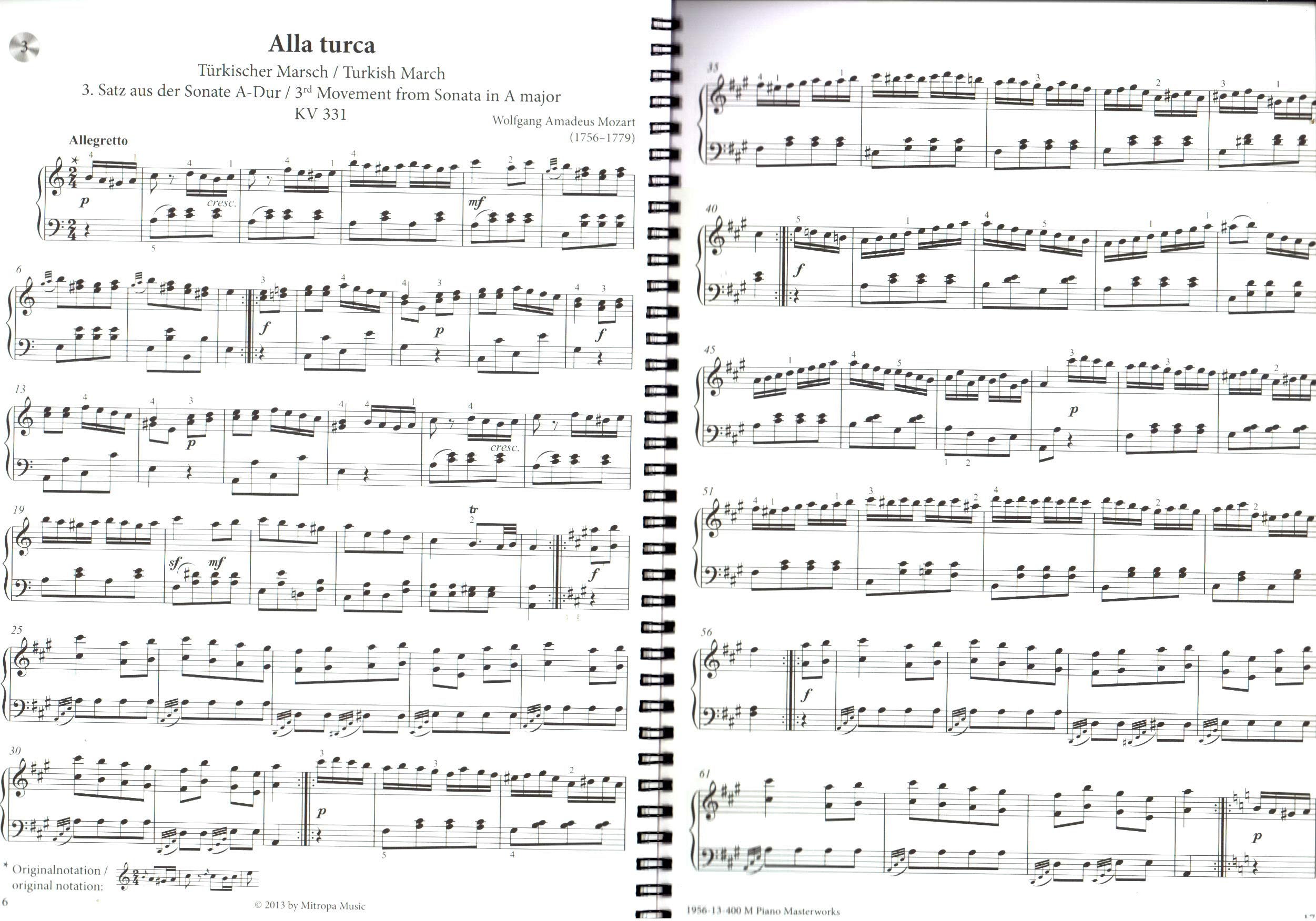 Piano Masterworks - Berühmte Originalstücke aus Klassik und Romantik - Autor: Aniko Drabon - Notenbuch mit CD und bunter herzförmiger Notenklammer / 1956-13M ISBN: 9789043137546
