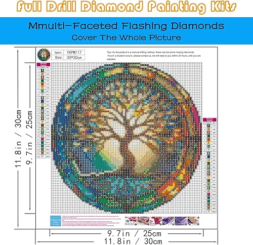 Miniatura 19 de KINPLUB Kits de pintura de diamantes de playa en forma de corazón para adultos, kits de arte de diamantes de puesta de sol 5D para principiantes