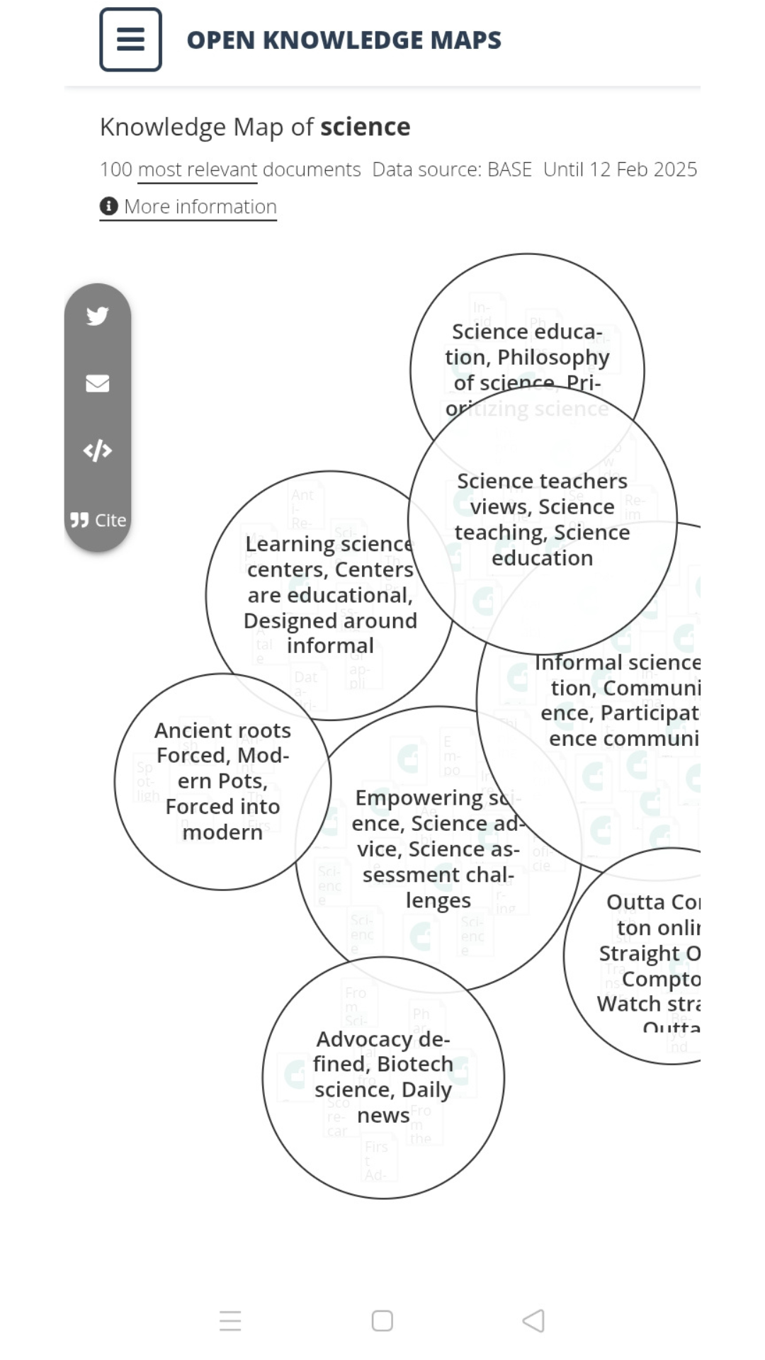 Open Knowledge Maps - App on Amazon Appstore