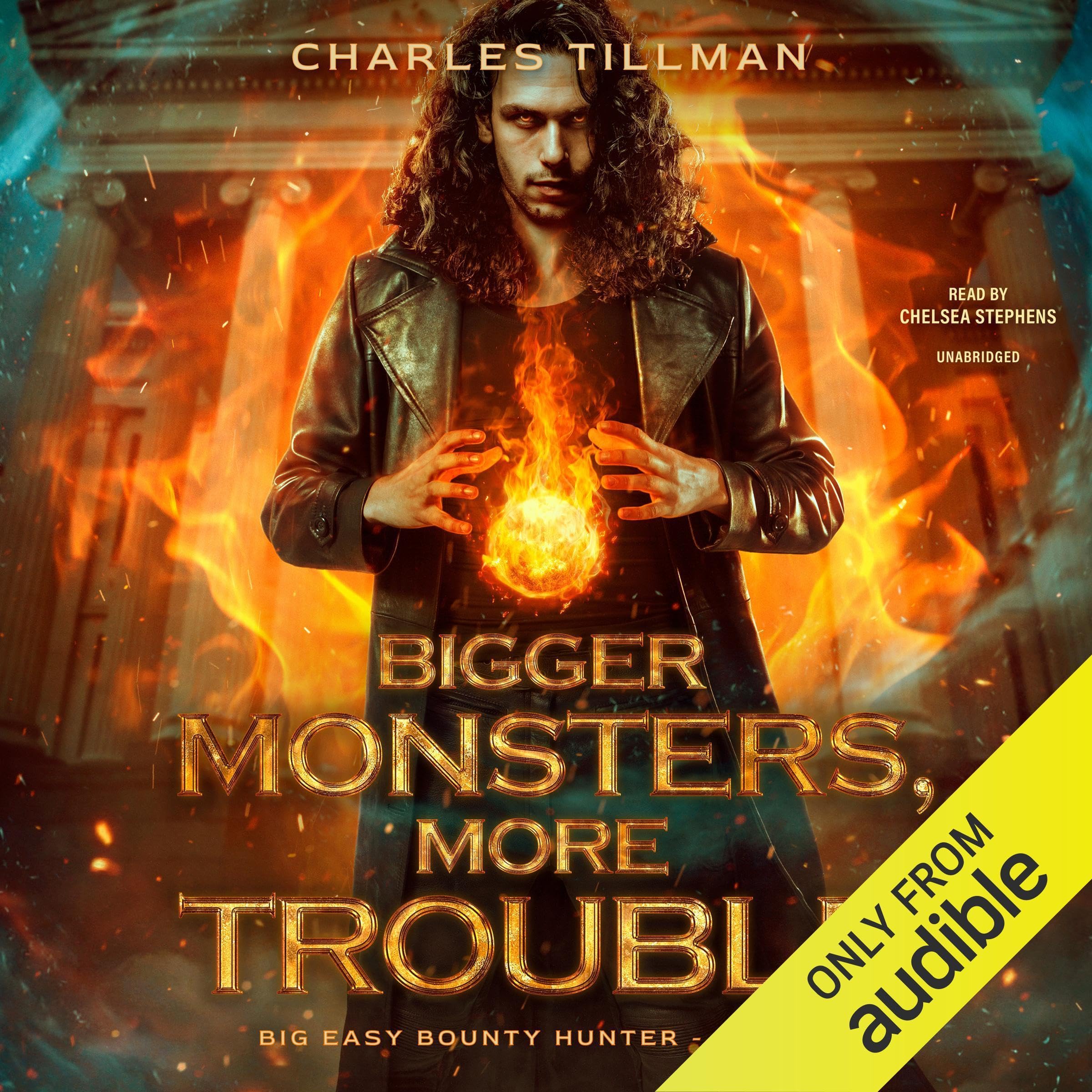 Cover art for Bigger Monsters, More Trouble