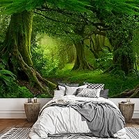 Vista 16 de SIGNWIN Mural de pared Bosque autoadhesivo extraíble para decoración de pared de dormitorio sala de estar, 66 x 96 pulgadas