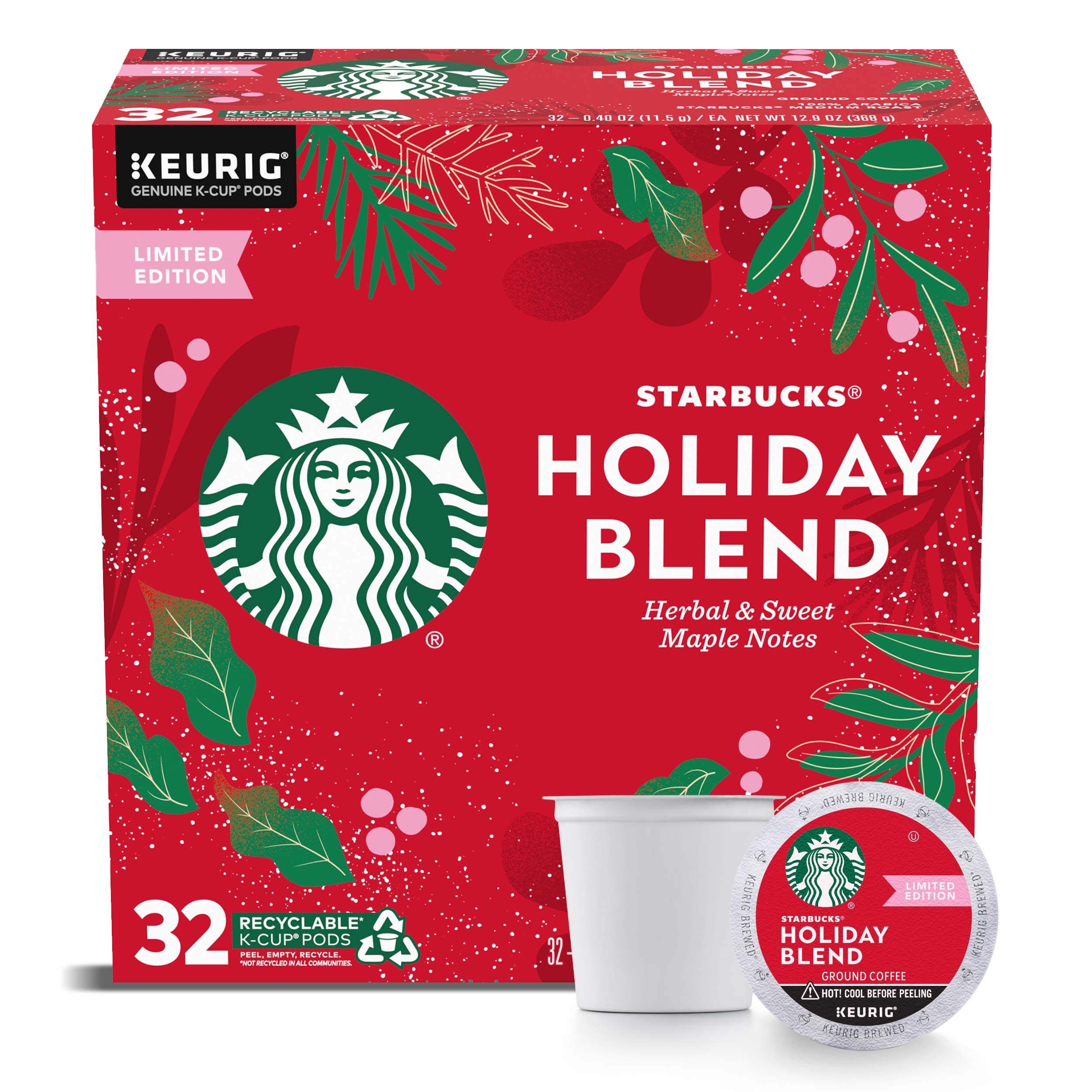 Starbucks Medium Roast K-Cup Coffee 