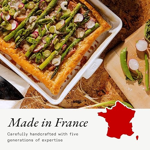 Miniatura 6 de Made In Utensilios de cocina - Plato rectangular para hornear - Verde oliva - Cerámica hecha a mano - Utensilios para hornear profesionales - Made