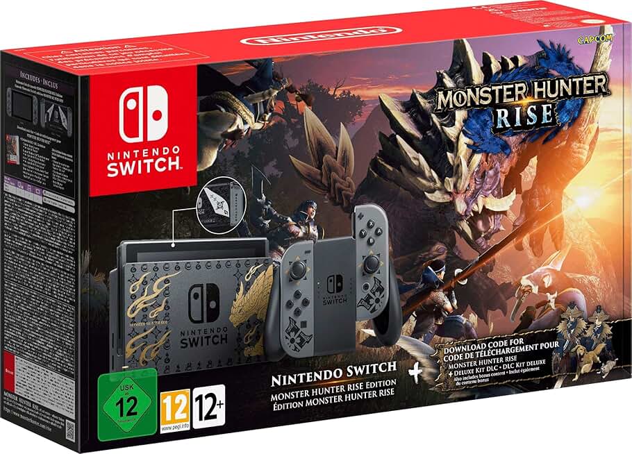 Nintendo Switch (Monster Hunter Rise Edition) Switch)