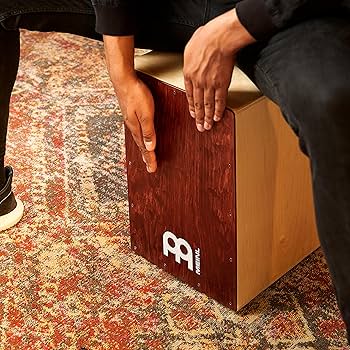 Amazon.com: Meinl Percussion Cafe Cajon Box Drum with Snare and