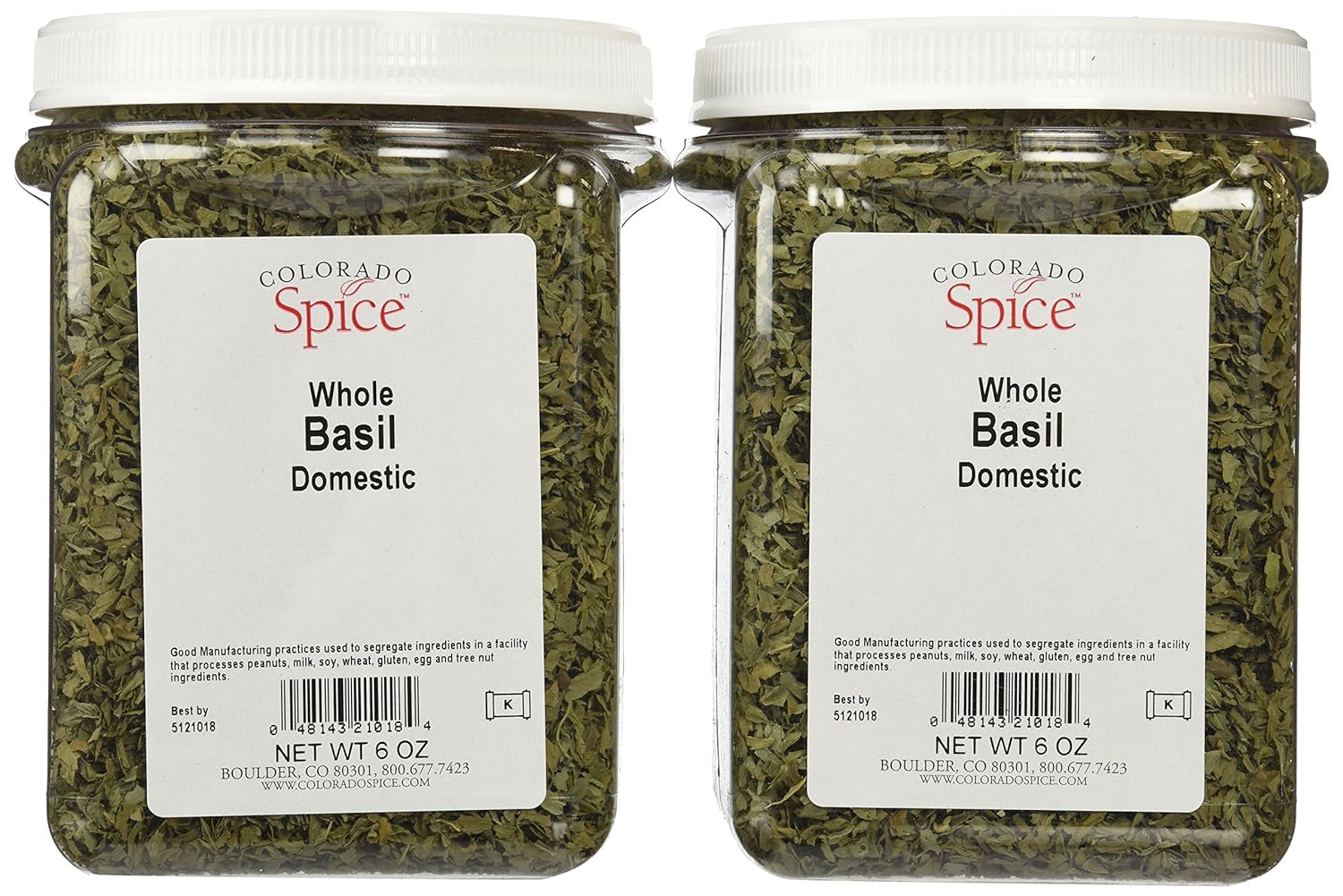 Colorado Spice Basil, Ground, 20-Ounce Jars (Pack of 2)